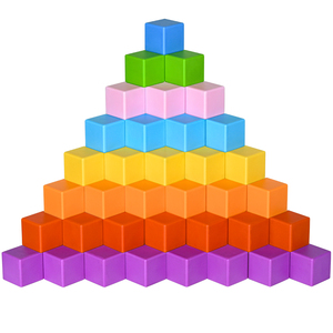 Bloques magnéticos, juguetes para niños pequeños de 3, 4 y 5 <span class=keywords><strong>años</strong></span>, niños y niñas, juguetes magnéticos de aprendizaje preescolar, regalos para niños, cubos magnéticos - Product Image 3