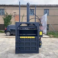 Presse à balles hydraulique automatique pour bouteilles en plastique/compacteur pour petites entreprises pour déchets de papier