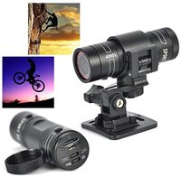 Caméra sportive F9 HD 1080P avec vision nocturne, grand angle, pour vélo, moto, casque, microSD, lampe torche extérieure, enregistreur de conduite