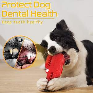 Agresif <span class=keywords><strong>Chewers</strong></span> için 2023 yeni yıkılmaz gıcırtılı köpek çiğneme oyuncakları, sert dayanıklı timsah kauçuk süper Chewer köpek oyuncaklar - Product Image 2