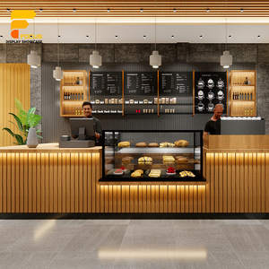 ديكور مقهى وتصميم كشك قهوة وبار قهوة عصري وأثاث للمطاعم - Product Image 1