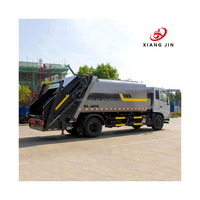 Camion de compression des déchets à moteur diesel de grande capacité avec pompe, respectueux de l'environnement, pour le recyclage