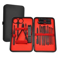 Ensemble de manucure et pédicure pour homme - Coupe-ongles, outils de toilettage, trousse de soins personnels pour mari, petit ami, parent