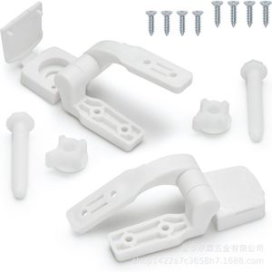 Kit de bisagras de plástico para inodoro J S03, piezas de repuesto con tornillos y pernos para asientos de inodoro - Product Image 2