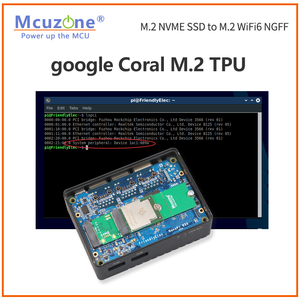 Tarjeta de red M.2 A a M Key NVME a WiFi6, compatible con AX200 MT7921K Intel 8265C CM4 Raspberry Pi Coral TPU Debian - Product Image 5