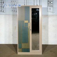 Lemari Pakaian Baja Cetak Khusus dengan Pintu Ayun Terkunci untuk Apartemen dan Hotel
