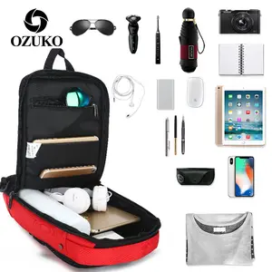 Ozuko D9068 मोबाइल कस्टम गोफन बैग लक्जरी नायलॉन पुरुषों कंधे बैग 2023 फैशन डिजाइनर Crossbody बैग 2023