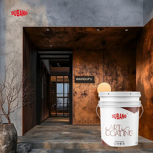 <span class=keywords><strong>Peinture</strong></span> et revêtement liquide acrylique DUBANG pour murs et plafonds intérieurs de bâtiments avec or métallique pour - Product Image 3