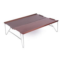 Table de pique-nique moderne pour le camping en plein air, facile à transporter, légère, pliable en aluminium, pour une utilisation en cour