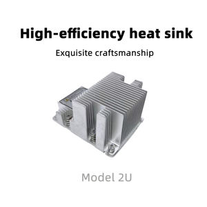 High-Airflow Copper 2U <b>Heat</b> Sink for 2258V7 Server Chassis Reduces CPU Temperature Effectively 80x80x25mm <b>Fan</b> - Product Image 6