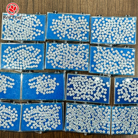Redleaf Küçük Boy HPHT Laboratuvarında Yetiştirilmiş Mele Elmas 0.8mm - 4mm Yuvarlak Brilyant DEF VVS VS Gevşek Sentetik Elmas