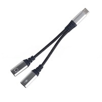 Adaptateur de chargeur audio USB C 2 en 1 de qualité supérieure, 60W PD, charge rapide, prise casque, dongle pour iPhone, Samsung, Huawei, Oppo, Google