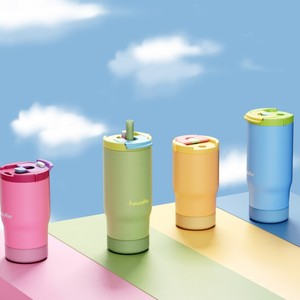 Stainless Steel Tumbler 304 Coffee Mug Dual Drink Travel Cup Car Compatible Home Office Outdoor Use - Product Image 1