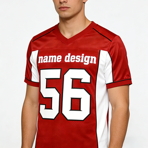 Maglia Personalizzata da Football Americano MOUNTNEVE, Traspirante, con Ricamo, Stile Retrò, Uniforme da Strada, Asciugatura Rapida, Certificata BSCI - Product Image 2