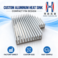 Dissipateur thermique en aluminium CNC, usinage CNC, aluminium anodisé noir, dissipateur thermique en aluminium extrudé pour équipement d'alimentation électrique