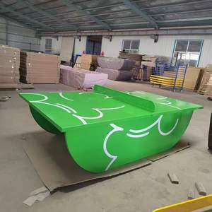 Mesa de Ping Pong con Forma de Bote para Exteriores, 760 mm, Resistente, Independiente, para Tenis de Mesa, Bádminton, Uso Comunitario, en el Hogar - Product Image 1