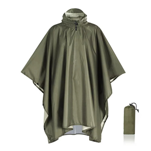 Impermeabile esterno 3-in-1 impermeabile con cappuccio per <span class=keywords><strong>Poncho</strong></span> per campeggio escursionismo da viaggio copertura tenda-parapioggia moto - Product Image 5