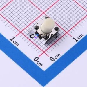 GT-TA205A-H044-L3 Tactile Switch SMD Switch Single Pole Single Throw Round Button 1.8N Horizontal Mount - Product Image 1