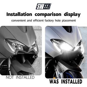 Conjunto de Faros LED Aptos para Motocicletas Yamaha <span class=keywords><strong>TMAX</strong></span> 560/530 2017-2021 - Desmontables y Mejorables - Product Image 3