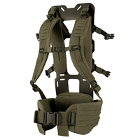 Sac à dos tactique personnalisé 75L, sac à dos de trekking, cadre en fibre de carbone, découpe laser MOLLE pour l'entraînement, la chasse, le camping, la randonnée, l'expédition