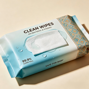 Lingettes nettoyantes emballées individuellement, lingettes humides hygiéniques portables pour une utilisation quotidienne en extérieur - Product Image 4
