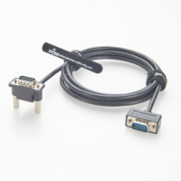 Câble VGA DB15 à angle de 90 degrés, conducteur en cuivre, isolation en PVC pour équipement électrique
