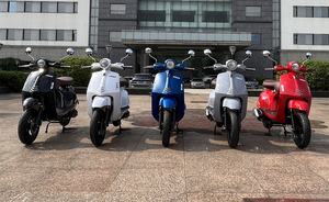 Komfortabler Benzin-Motorroller Moped 125 ccm 150 ccm Motorrad mit EFI Kickstarter Hinten Scheibenbremse Vorne Trommelbremse Hinten Sportbike - Product Image 6