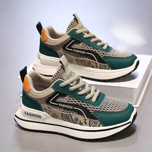 Chaussures de sport décontractées en caoutchouc pour hommes, style marche, couleur unie, tendance mode, en stock - Product Image 5