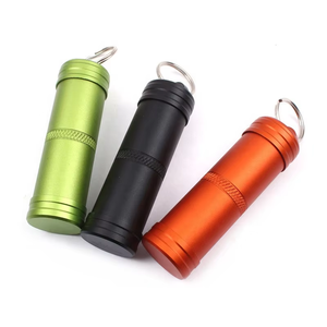 <span class=keywords><strong>Bouteille</strong></span> <span class=keywords><strong>de</strong></span> pilule <span class=keywords><strong>de</strong></span> médecine en alliage d'aluminium étanche Portable pour les activités <span class=keywords><strong>de</strong></span> plein air escalade pour le camping d'entrepôt d'urgence <span class=keywords><strong>de</strong></span> survie - Product Image 2