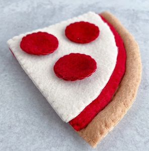 <span class=keywords><strong>Pizza</strong></span> de fieltro Juguetes de fieltro Pretender Sandwich Comida Juguete Fieltro <span class=keywords><strong>pepperoni</strong></span> Rodajas de <span class=keywords><strong>pizza</strong></span> - Product Image 4