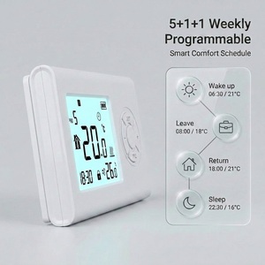 <span class=keywords><strong>Thermostat</strong></span> d'ambiance numérique programmable intelligent, <span class=keywords><strong>thermostat</strong></span> Tuya Alexa, régulateur de température sans fil - Product Image 6