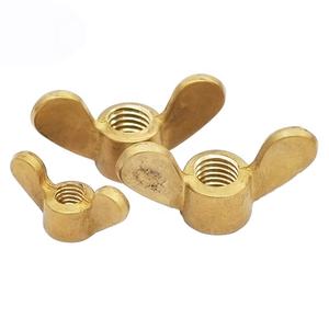 Entrega rápida m4 pa latão asa porcas com flange - Product Image 4