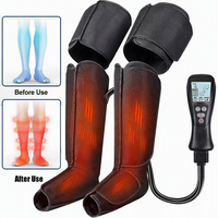 Bottes de récupération par compression d'air avec massage des jambes et chaleur, dispositif de thérapie par compression OEM/ODM pour athlètes