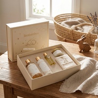 Ensemble de coffrets cadeaux pour soins de la peau et soins pour bébés, fabriqués sur mesure par le fabricant, de haute qualité, faits à la main, avec des essentiels pour le shampoing, boîte cadeau avec couvercle