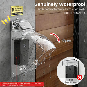 Soporte Protector Magnético Impermeable para Timbre Inteligente Antirrobo con Alarma Audible/Visual y Cubierta Giratoria para Uso Exterior - Product Image 5