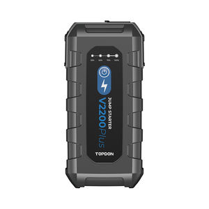 TOPDON V2200 Plus 2-в-1 пусковое устройство и Тестер Аккумуляторов PD60W 2200A 12 В бустер Суперконденсатор пусковое устройство для автомобиля - Product Image 1