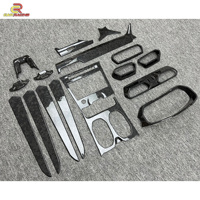 Kit de revêtements intérieurs en carbone forgé à sec (17 pièces) pour Lambo URUS 2018-2019, garnitures intérieures, pièces automobiles