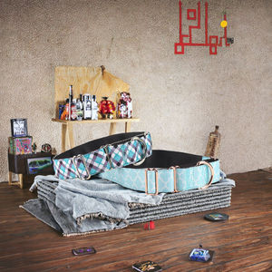 थोक <span class=keywords><strong>2</strong></span> इंच ग्रीस कुत्ता मार्टिंगेल कॉलर व्यक्तिगत रूप से बेचा जाता है पॉलिएस्टर पैडड सुविधा डॉट रिबन ग्रे बकल फैशन सभी - Product Image 2