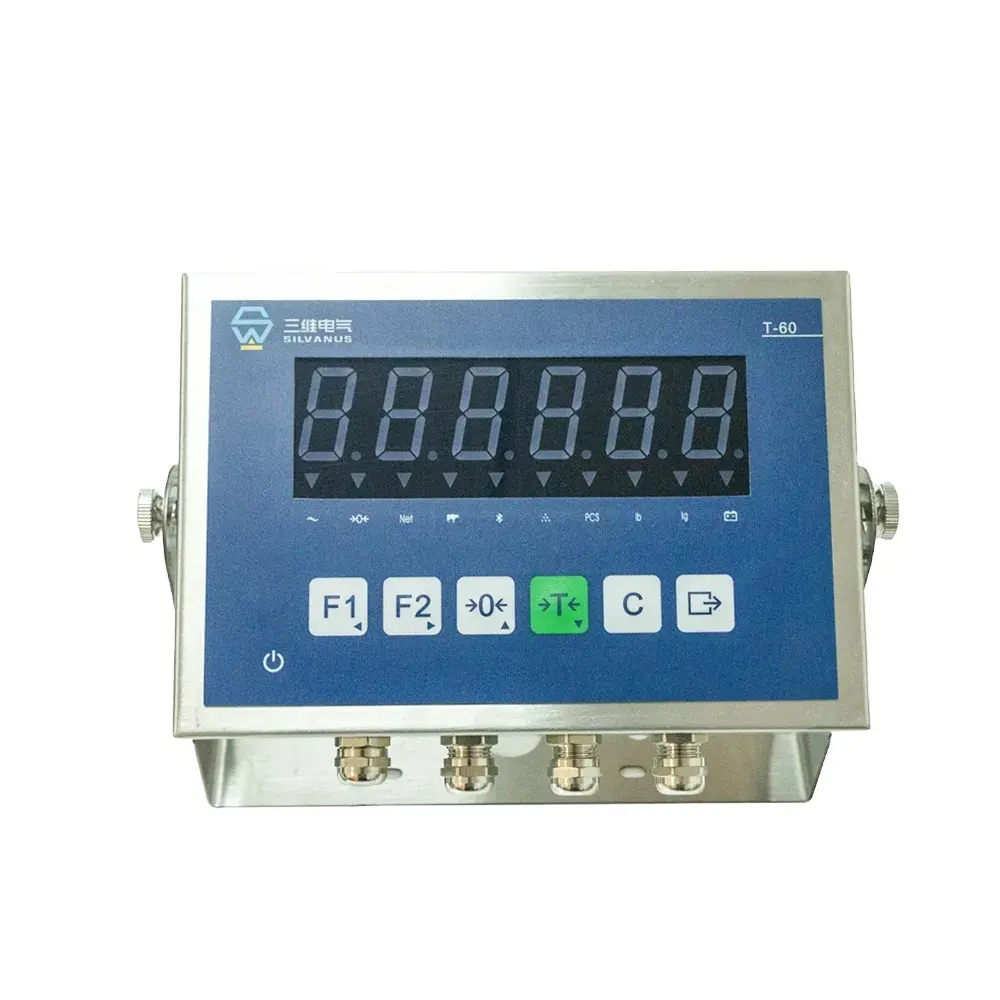 High quality stainless steel T-60 indicator for weighing system