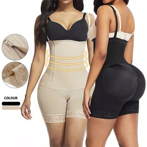 Nouvel Arrivage <span class=keywords><strong>Grande</strong></span> <span class=keywords><strong>Taille</strong></span> Corset Gainant en Spandex Ferme Respirant à Fermeture Éclair Latérale, <span class=keywords><strong>Taille</strong></span> Haute, Effet Ventre Plat et Maintien des Hanches - Product Image 6