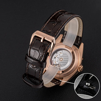 Vente en gros personnalisé phase de lune 40mm saphir mouette robe phase de lune mécanique automatique montre en acier inoxydable homme à vendre