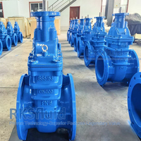 Vanne à opercule à bride en fonte ductile DIN3202 F4 F5 à grand diamètre avec siège métallique DN2000 PN16 pour eaux usées RKSfluid SASQUATCH