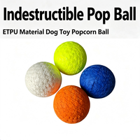 Ballon à mâcher pour chien en ETPU écologique, vente en gros d'usine, durable, indestructible, pour l'entraînement molaire, haute élasticité, flottant, interactif