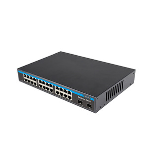 Desktop <b>Switch</b> 24 Port Gigabit <b>Ethernet</b> Metal Case VLAN Support Non PoE For Office Building Access Point - Product Image 2