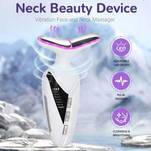 7 Modes de couleur lumière microcourant dispositif facial alimenté par USB usage domestique Portable cou visage masseur Double menton soins de la peau visage - Product Image 5