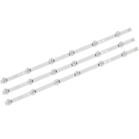 Tira led de gran lente original lg de 32 pulgadas A + B de fábrica, 6 led en un palo