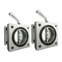 Vanne en aluminium DN80 DN100 DIN42560, protection C5 contre la corrosion, moteur AC pour radiateur de transformateur immergé dans l'huile, automatisation
