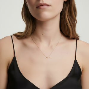 Collar Celeste Cluster con Diamantes Cultivados en Laboratorio, Accesorio Elegante y Lujoso - Product Image 1