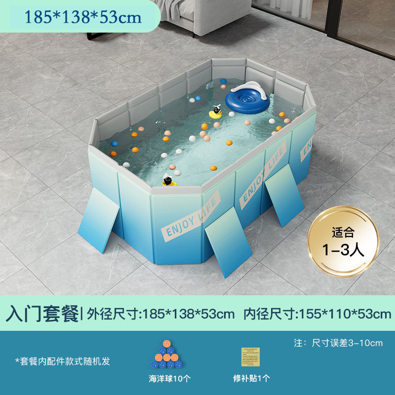 Piscina blue2 185*138*53cm