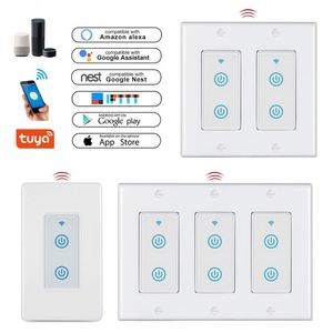 Interruptor de Luz Inteligente Wifi Táctil de 4 Canales y 15A, Compatible con Aplicaciones y Control por Voz, Interruptor Inteligente Moes - Product Image 3